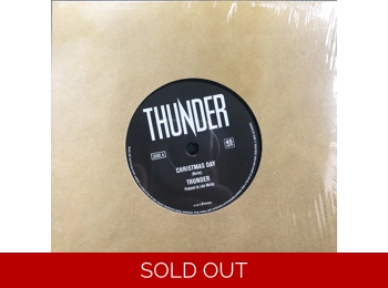 Thunder - Christmas Day - Limited Edition 7" Black Vinyl In Die Cut Sleeve